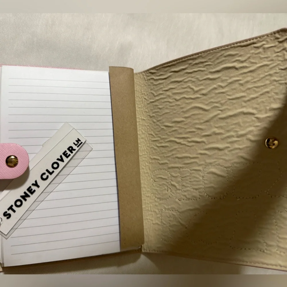 Stoney clover lane Pink textured notebook Love Story swiftie nwt journal